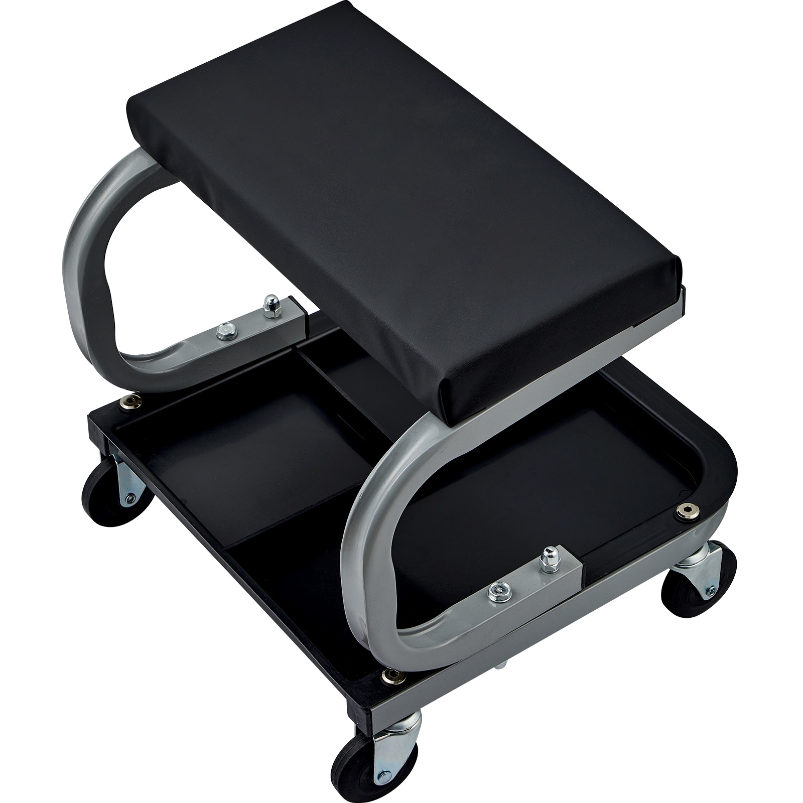 Mechanic Garage Seat With Tool Tray And Wheels For Workshop_voghion.com
